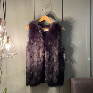 Sebby Collection Faux Fur Vest